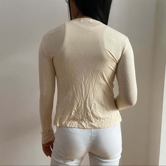 Light Peach Flower Cardigan - Picture 3 of 8